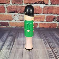 Vtg Toy Soldier Wood Hollow 5 1/2" Wooden Lot Of 4 Painted ...