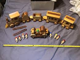 One Of A Kind Wooden Train Set 🔥️RARE🔥️ | eBay