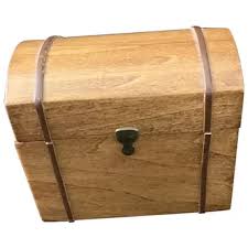 Similar Items to Sweet Wood Miniature Doll Dome Shaped Trunk ...