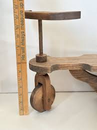 Vintage Wooden Tricycle 3-Wheel Rider Toy for Bear or Doll ...