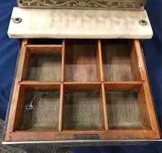 ANTIQUE “PREMIER JR.” GENERAL STORE CASH REGISTER-NICKEL PLATE-FANCY WITH TOP CROWN - Creamer Auction