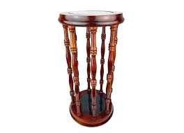 Small Side Table, Flower Column, Oak, 1930s - Etsy