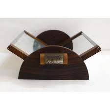 Art Deco Fan-Shaped Magazine Stand or Display Stand, 1930s | Chairish