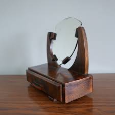 Vintage Make up Mirror - Mirror With Drawer 1950s - Etsy Ireland