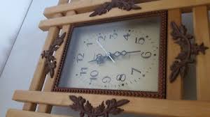 MAJAK MAYAK CLOCK SOVIET RUSSIA RARE VINTAGE WOODEN DECO ...