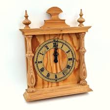 Handcrafted Rustic Scandinavian Wall Clock in Pine Wood ...