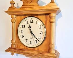 XV Century Wooden Wall Clock. 40 Cm (15.74 In). Antique ...
