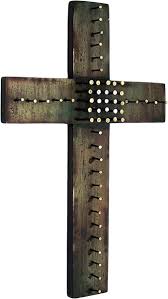 Wall Cross Featuring a Nail Art Inlay, Wall Hanging Rustic ...
