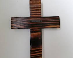 Crucifix Cross of Jesus Christ in Solid Pine Wood Made From ...