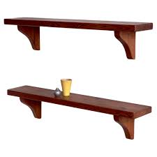 A pair of 1970s solid patinated pine shelves by swedish cabinet maker. For Sale at 1stDibs