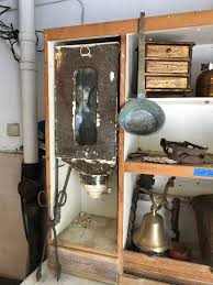 Lot 80 - Vintage Hoosier Cabinet and Copper Items | EstateSales.org