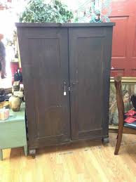 Late 1800's Armoire, Chifferobe, Closet, Large Antique Armoire, Solid Wood – Haute Juice