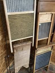 Lot - Collection of Five Vintage Washboards