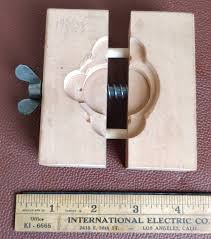 Vintage German solid wood WATCH MOVEMENT & case holder in | eBay