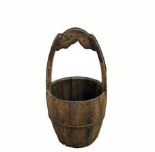 Vintage Chinese Wood Water Basket – Dyag East