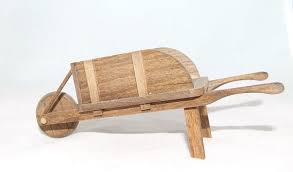 Wheelbarrow, Wooden – Miniature Designs, Inc.
