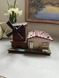 Vintage Dutch Wooden Windmill Chalet Jewelry Music Box With Turning Windmill - Etsy