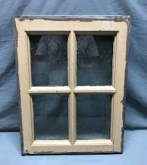 VTG Small 16x21 Metal 4 Lite Chicken Wire Safety Glass Wood ...