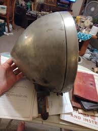 Tilt Ray Headlamp DEPRESS BEAM Light Original | Chrome ...