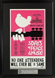 Woodstock Framed Concert Poster (Engraved Series) | eBay