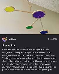 Rainbow Kinetic Mobile Sculpture: Mid Century Modern Acrylic Hanging Art - Etsy