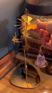 Romantic rotating candle holder