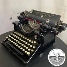 1918 Woodstock No. 5 on Typewriter Muse Typewriter For Sale