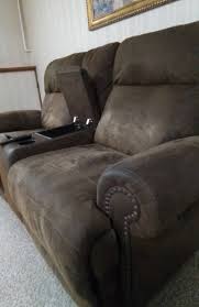 Loveseat with electric recliners for sale