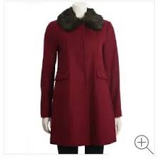 Eliza J | Jackets & Coats | Eliza J Faux Fur Trim Wool Blend Coat | Poshmark