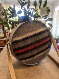 Vintage Wool And Metal Canteen | eBay