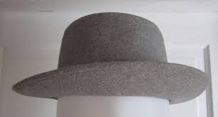 Vintage Adams Premier Quality Aqua Shed Gray Fedora Wool ...
