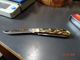 4.25" STEEL WARRIOR POCKET KNIFE TRAPPER 2-440S.S BLADES ...