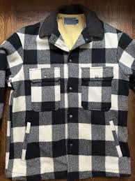 Vintage Pendleton Wool Shirt Jacket - Buffalo Plaid / Check Fully Lined Jacket | eBay