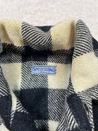 Vintage Sportclad Mackinaw Wool Mackinaw Coat Hunting Jacket Plaid S/M @Q | eBay
