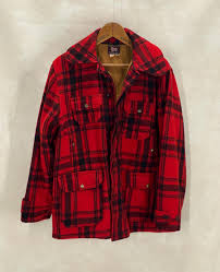 Size 42 US (52EU) 50s Woolrich Hunting Plaid Wool Jacket ...