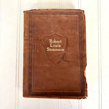 Vintage Robert Louis Stevenson Leather Bound Book, 1926 ...