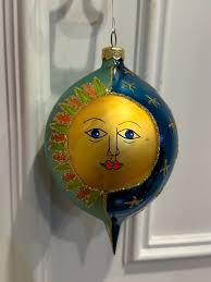 Christopher Radko Copernicus Italian Sun Moon Christmas Tree ...