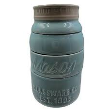 World Mrkt Baby Blue Mason Jar Measuring Cups Stackable ...