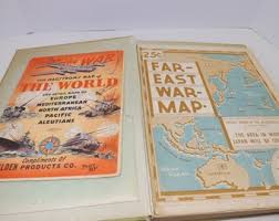 Vintage 1954 Hammond's Ambassador World Atlas: Geography ...