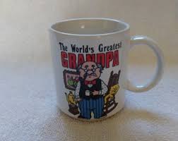 Vintage the World's Greatest Grandpa Coffee Cup - Etsy