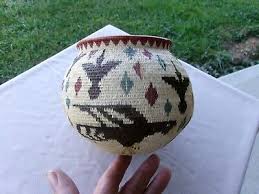 BEAUTIFUL-- SOUTHWEST --FIGURAL- OLLA BASKET | eBay