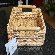RGI Home | Accents | Hyacinth Handled Basket | Poshmark