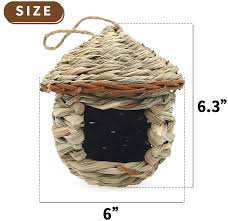 Gute Hummingbird House, Grass Hand Woven Birdhouses for ...