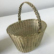 Pair of Polished Brass Orchid Baskets For Sale at 1stDibs ...