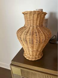 Studio McGee for Target Rattan Vase (Retail $30)