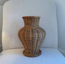 Threshold Studio McGee Woven Rattan Vase
