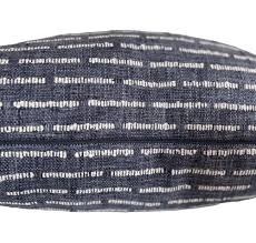 Textured Navy Blue Pillow Cover: Woven Accent Throw Pillow ...