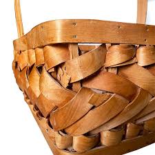 Woven Porcupine Wood Decorative Basket For Sale at 1stDibs | porcupine basket, antique wood basket, decorative wood baskets