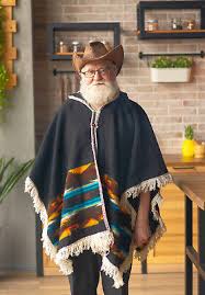 Alpaca/Llama wool Unisex Hooded Cape Poncho Authentic S. American Aztec pattern | eBay Australia