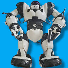 ROBOSAPIEN Radio Shack White Black 14" Robot By WowWee - No ...
